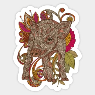 Paisley Piggy Sticker